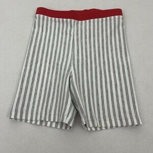 Aero Dynamic Dupont Coolmax Bike Shorts Aerobic Dance Women's S Gray Stripe
